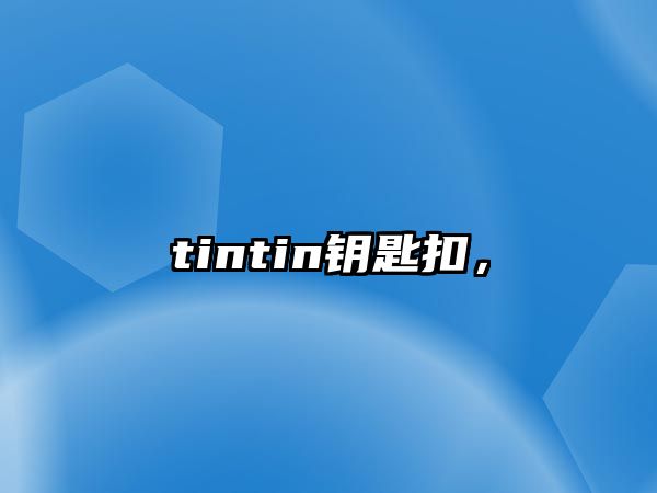 tintin鑰匙扣，